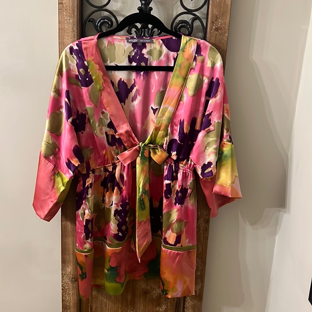 Hale Bob silk top